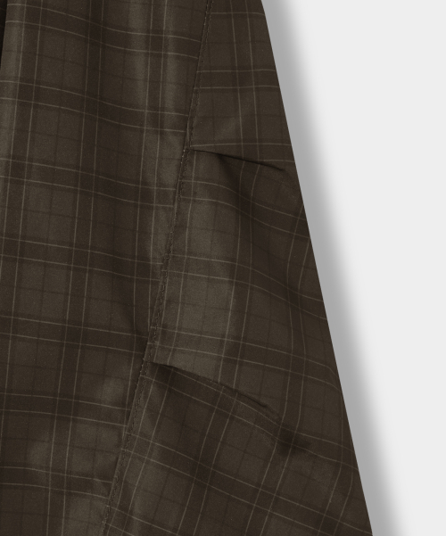 2WAY ESSENTIAL CHECK HOODED WINDBREAKER_3 COLOR