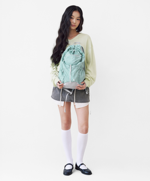 AIRY POCKET BACKPACK - MINT