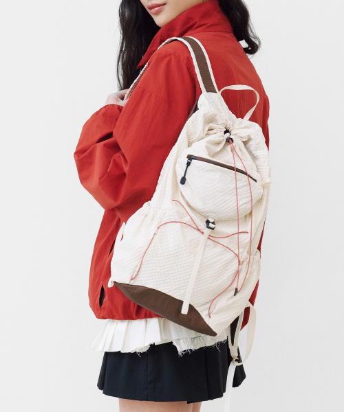AIRY POCKET BACKPACK - BUTTER