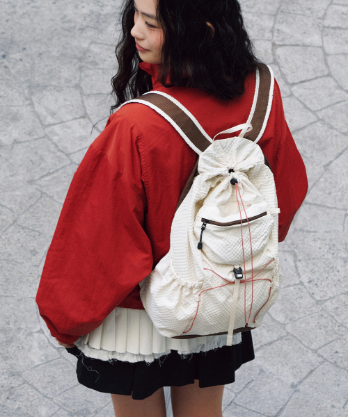 AIRY POCKET BACKPACK - BUTTER
