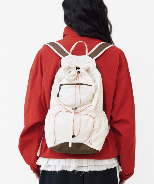 AIRY POCKET BACKPACK - BUTTER