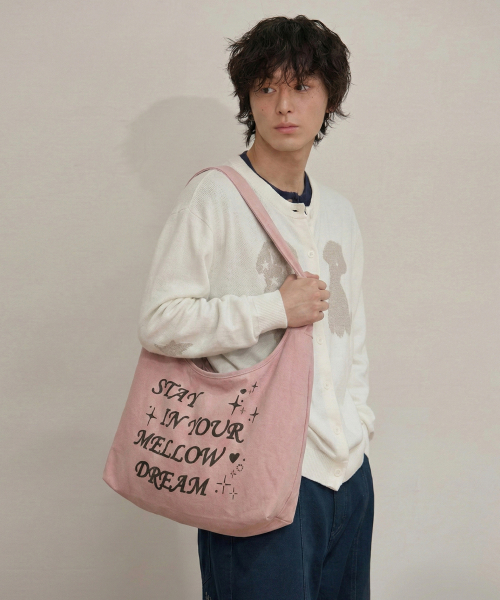MELLOW DREAM Camo Reversible Shoulder Bag PINK