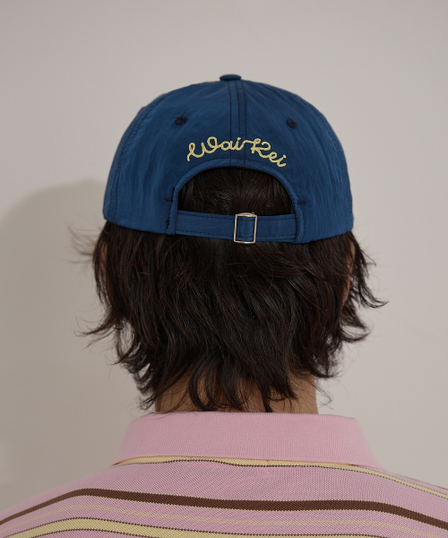 MELLOW Letter Nylon Cap NAVY