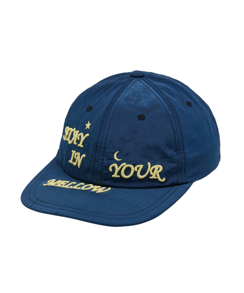 MELLOW Letter Nylon Cap NAVY