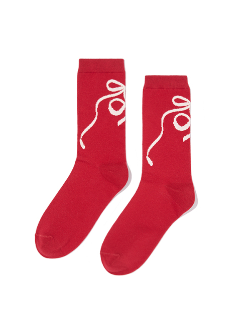 [3PACK] RIBBON CHERRY SOCKS [RDA]