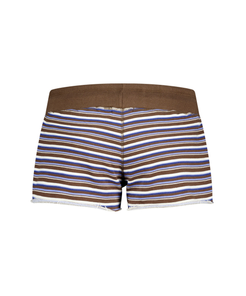 CALIE BABE STRIPE SHORTS BROWN