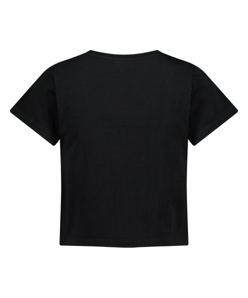 VINTAGE LEOPARD GURLS T-SHIRT BLACK