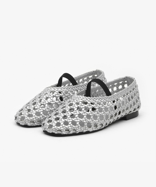 Bernard Raffia Flats (1cm)