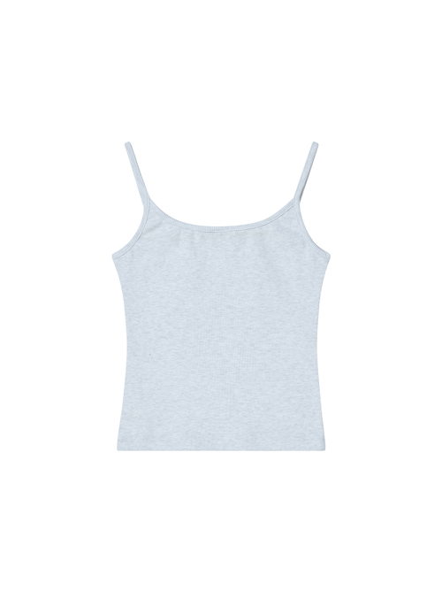MOON SLEEVELESS HEATHER GREY