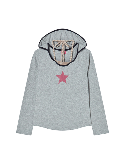 STRING TIED L/S GREY