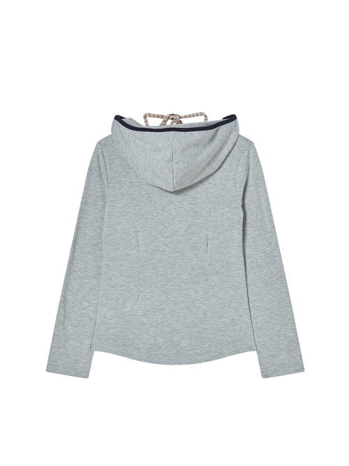 STRING TIED L/S GREY
