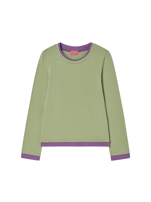 EMBLEM LAYERED L/S GREEN