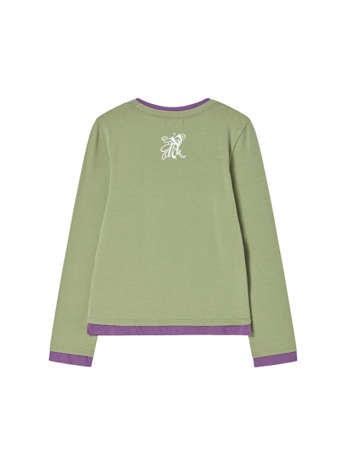 EMBLEM LAYERED L/S GREEN