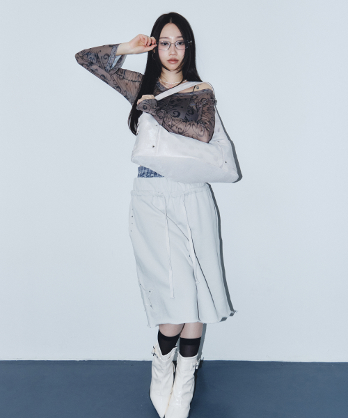 MAREN Middle 마렌 미들_ Dot White