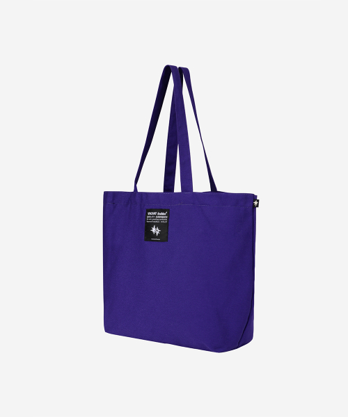 LUNE EYELET TOTE BAG PURPLE