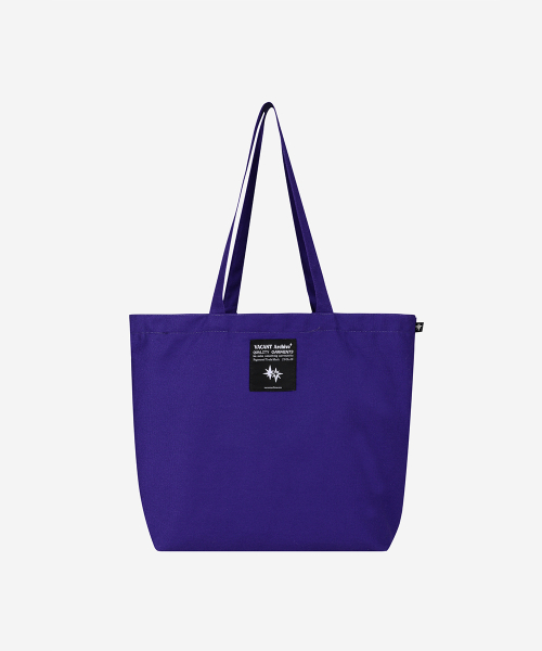 LUNE EYELET TOTE BAG PURPLE