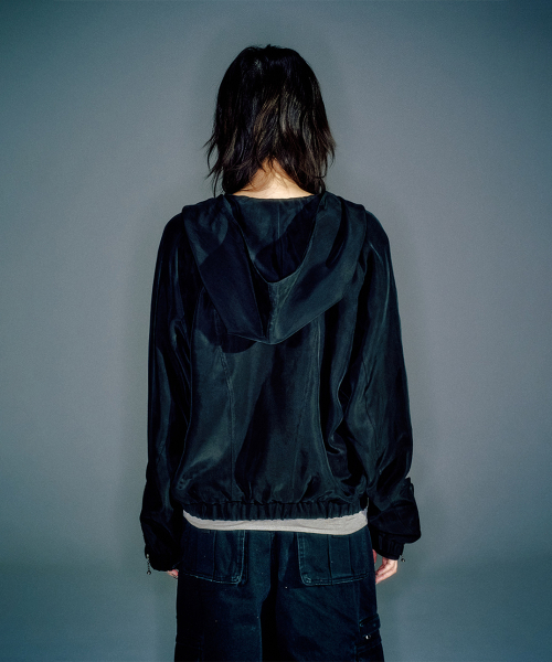WOMEN ELIO CUPRA HOODIE JACKET BLACK