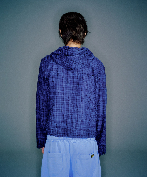 MARCEL HOODIE SHIRTS JACKET BLUE