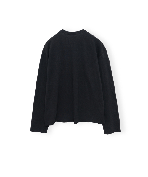 Cut Off Long Sleeve, Black