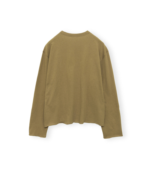 Cut Off Long Sleeve, Khaki