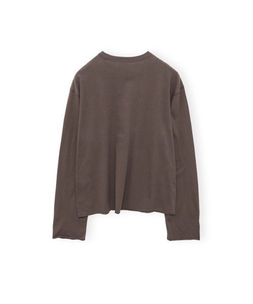 Cut Off Long Sleeve, Brown