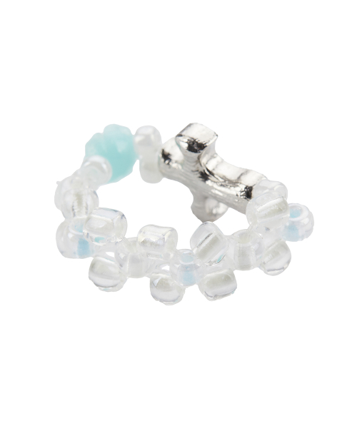 EL CUBIC CROSS RING(MINT)