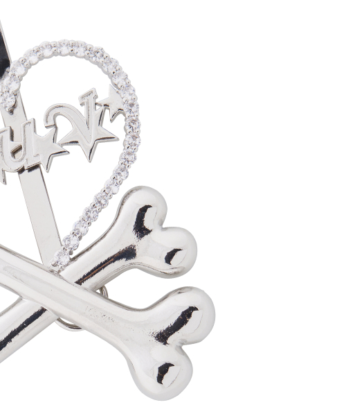 EL HEART BONE PIN(SILVER)