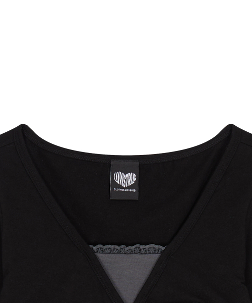 EL HORSE SLIM-FIT TEE(BLACK)