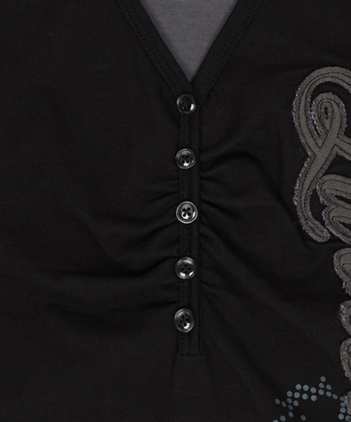 EL HORSE SLIM-FIT TEE(BLACK)