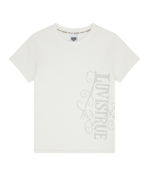 EL LUVISTRUE LOGO TEE(WHITE)