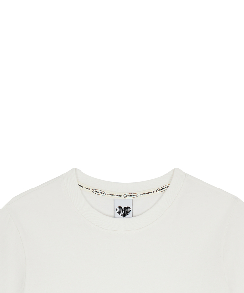 EL LUVISTRUE LOGO TEE(WHITE)