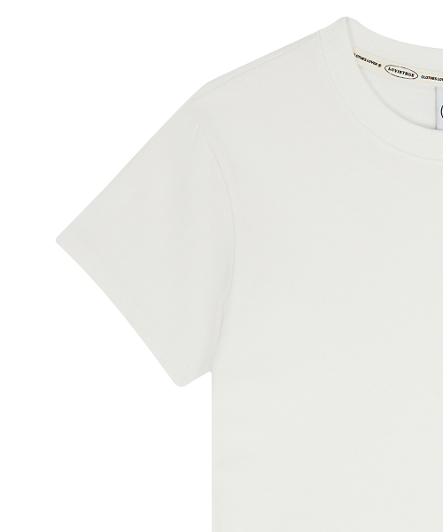 EL LUVISTRUE LOGO TEE(WHITE)