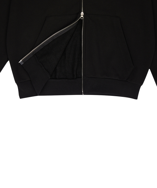EL UNICORN HOOD ZIP UP(BLACK)