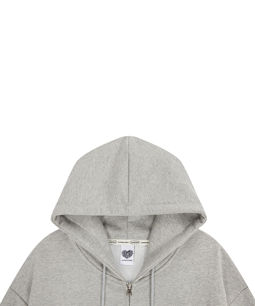 EL UNICORN HOOD ZIP UP(GRAY)