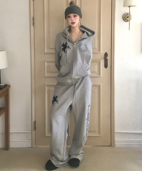 EL UNICORN TRAINING PANTS(GRAY)