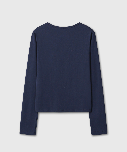 UNIFORM SLIM LONG SLEEVE (NAVY)