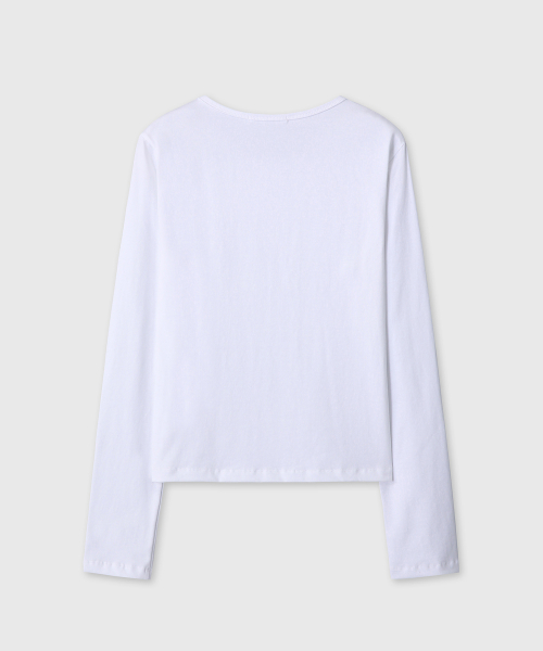 UNIFORM SLIM LONG SLEEVE (WHITE)