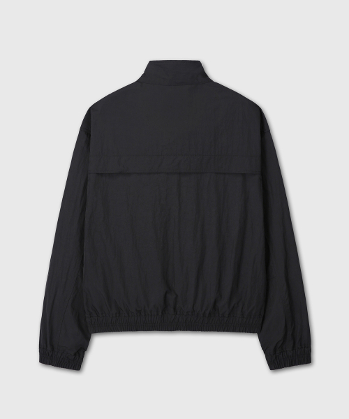 REGULAR FIT NYLON JACKET (BLACK)