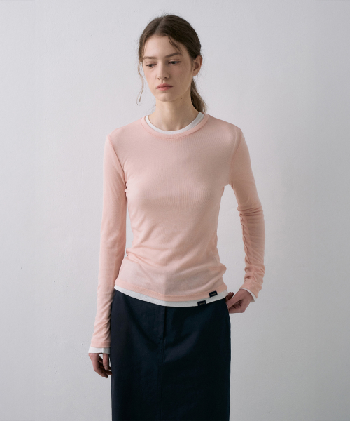 Tencel Round T-Shirt[LMBFSPTT615]-6color