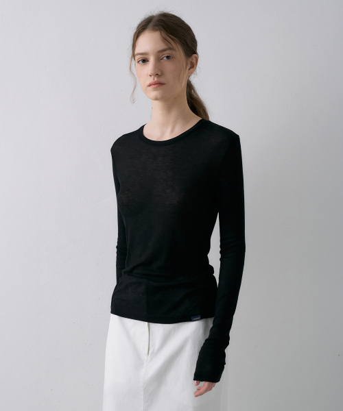 Tencel Round T-Shirt[LMBFSPTT615]-6color