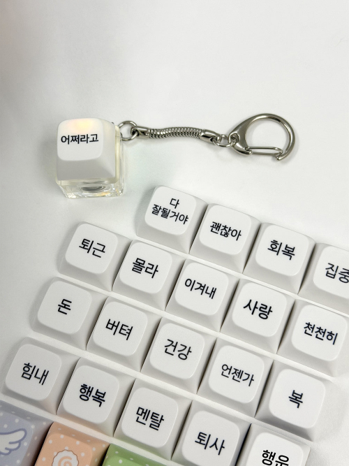 위드썸 LED 커스텀 키캡 키링(1구)