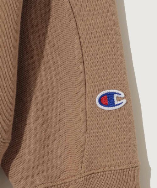 챔피온 X 언더커버 리버스위브 후드 티셔츠 Beige