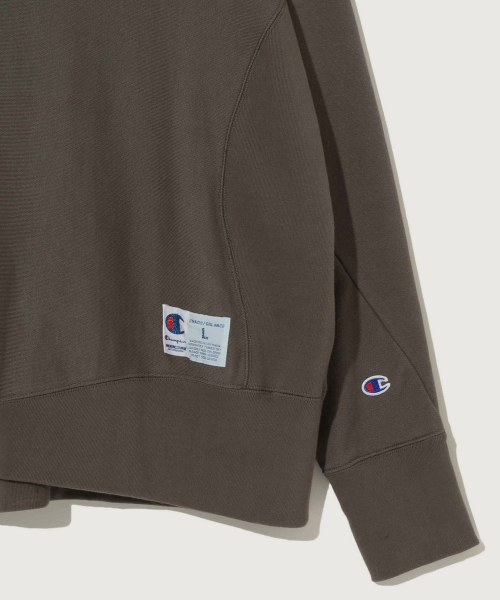 챔피온 X 언더커버 리버스위브 크루넥 스웨트셔츠 Olive Drab