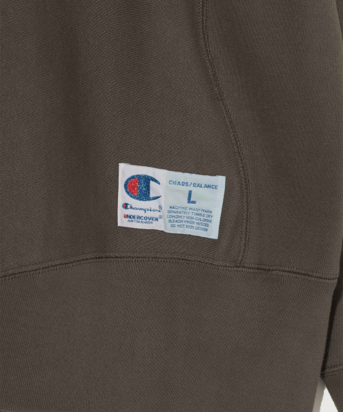 챔피온 X 언더커버 리버스위브 크루넥 스웨트셔츠 Olive Drab