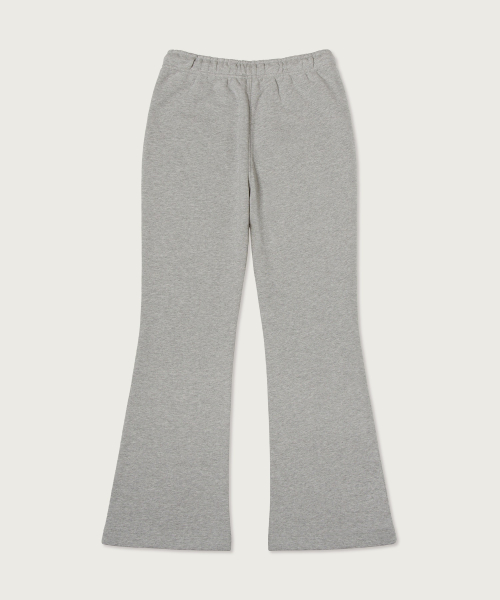 여성 레귤러핏 부츠컷 스웨트 팬츠 Grey