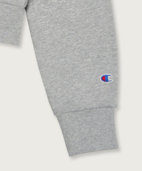 여성 NYC 크롭 후드 티셔츠 Grey