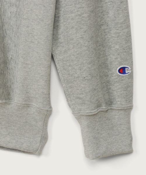 리버스위브 루즈핏 그래픽 후드 티셔츠 Oxford Grey