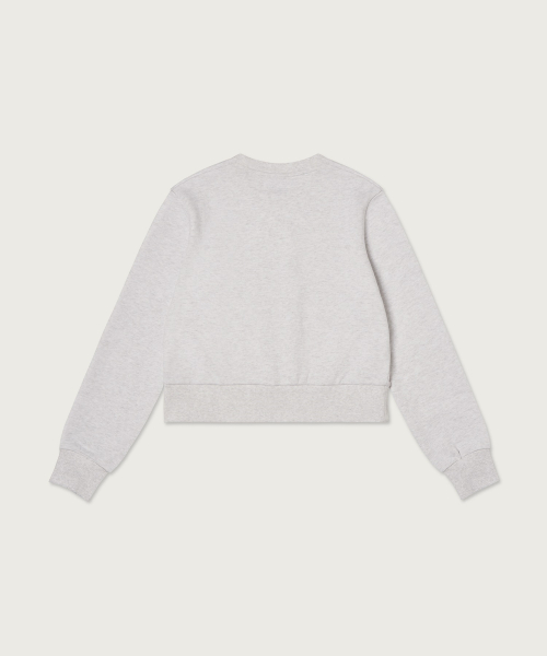 여성 95 크롭 스웨트셔츠 Light Grey