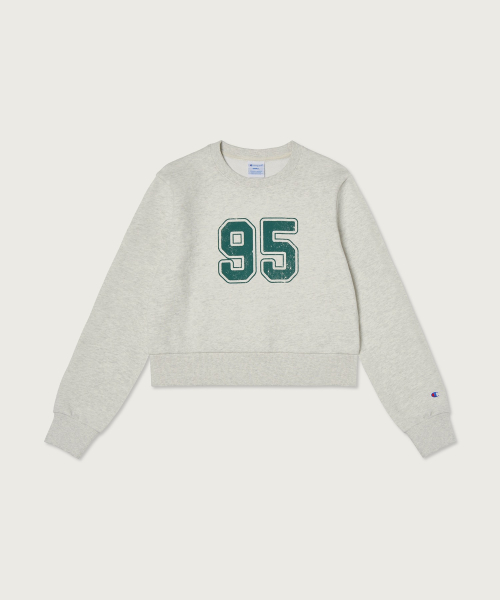 여성 95 크롭 스웨트셔츠 Oatmeal