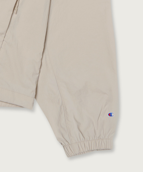여성 스몰 C로고 후디드 윈드브레이커 Beige